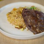 Risoto de Rapadura com Queijo Coalho e Baby beef